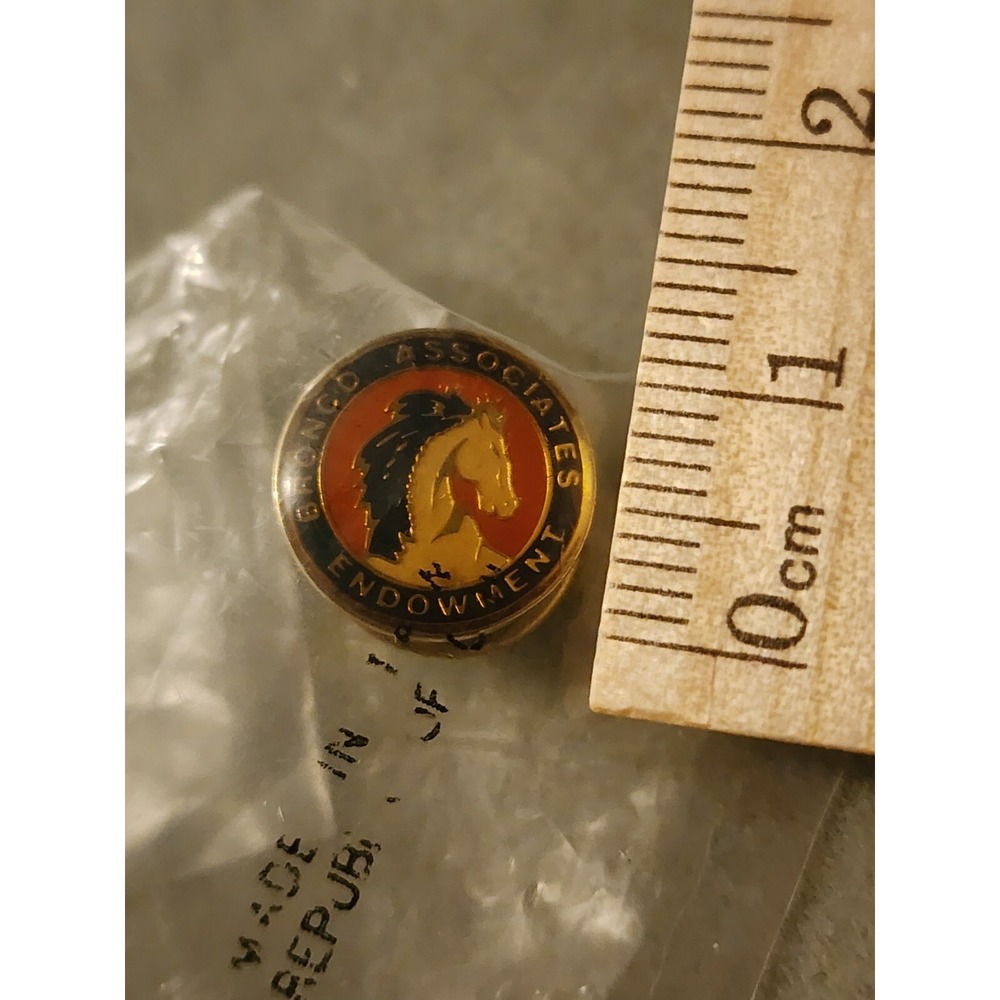 BRONCO ASSOCIATES ENDOWMENT Hat Lapel Pin Tie Tack College Football BOISE‎ STATE - Picture 3 of 4